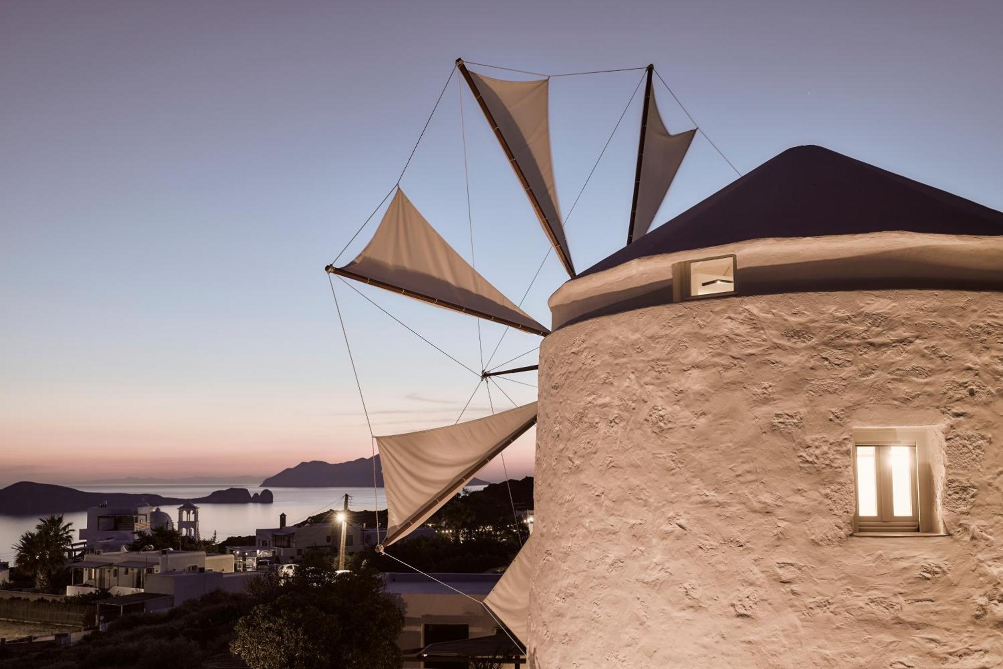 Апартаменты Windmill Karamitsos Since 1859 Трипити Экстерьер фото
